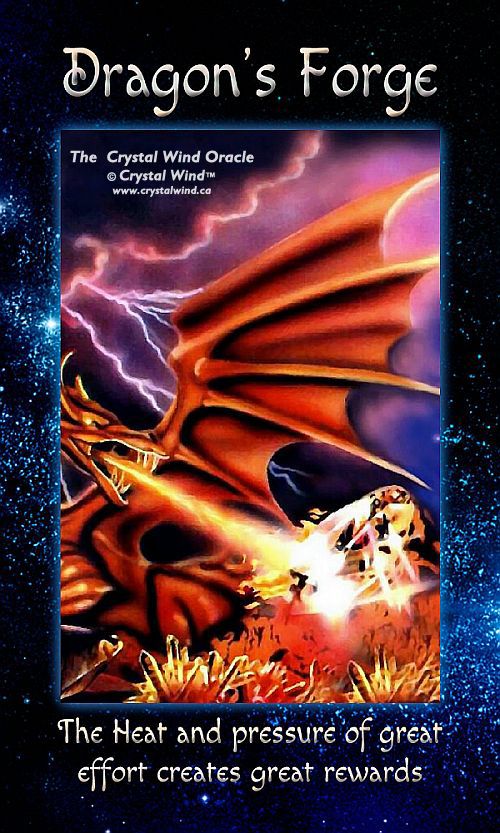 Reconnection and Remembrance of Dragons by Purity the Dragon new crystalwind oracle print dragons forge 38
