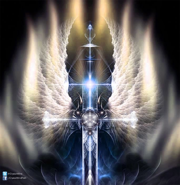 Archangel Michael Blue Sword aa michael blue sword