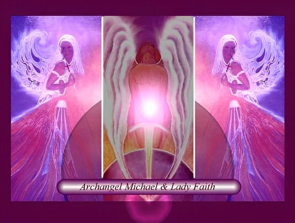 Archangel Michael and Lady Faith: Overlighted Archangel Michael and Lady Faith: Overlighted