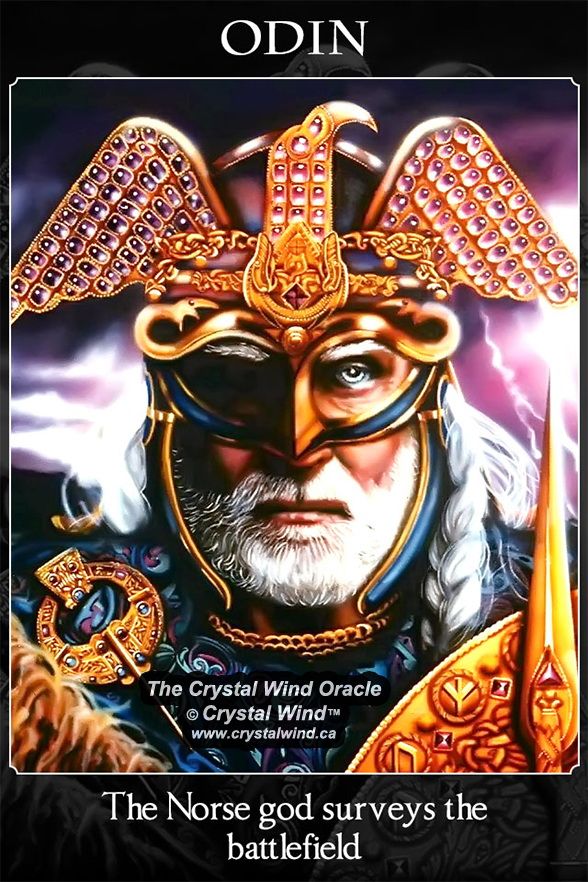 crystalwind oracle card 09 odin