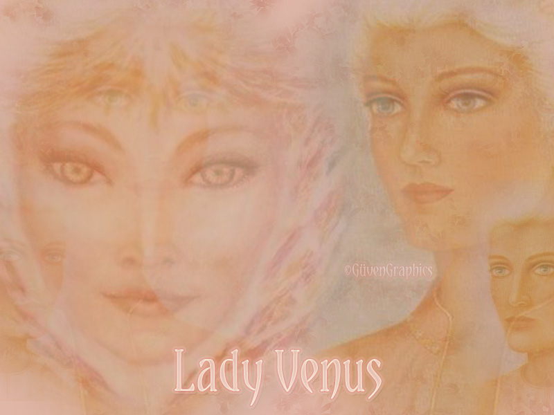 Lady Venus; Glowing Footprints Of Peace