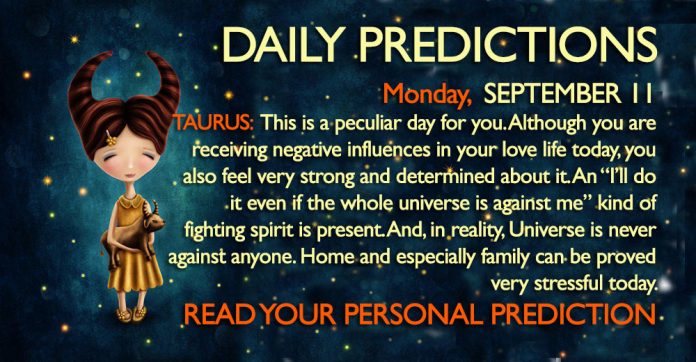 Daily Predictions for Monday, 11 September 2017 sep11