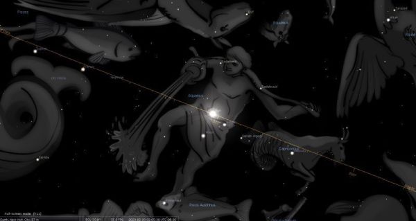 New Moon February 20, 2023 [Stellarium]