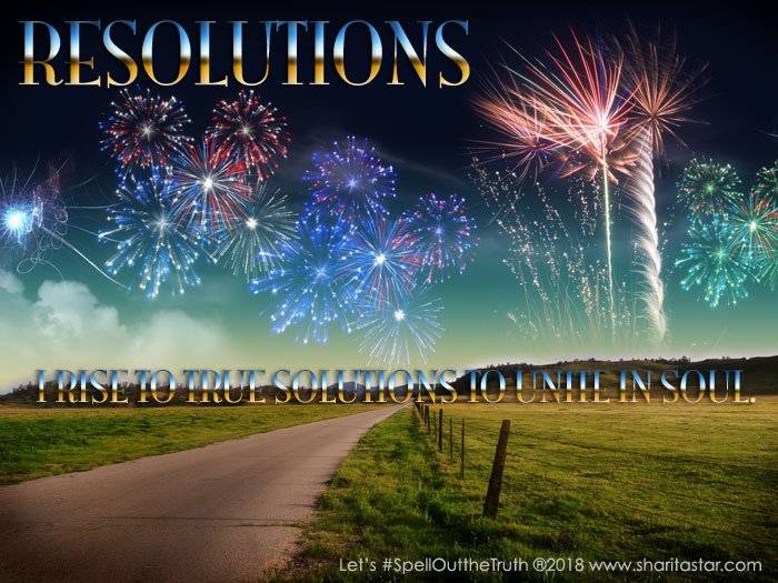 Resolutions for 2018. Making and Keeping Them resolutions.2018.sharitastar