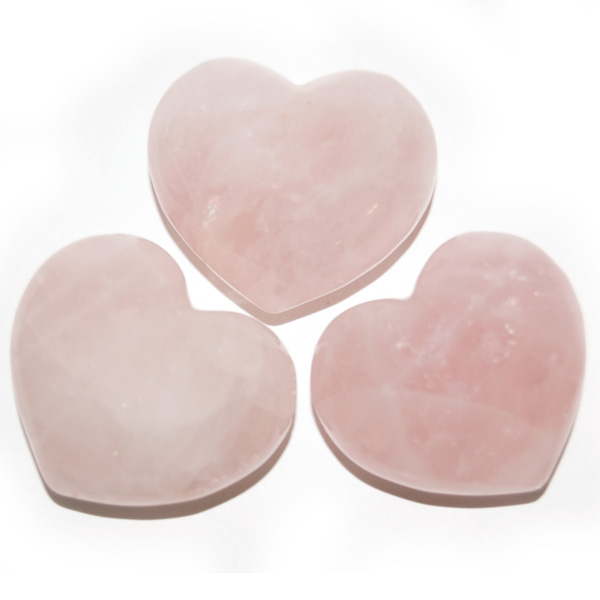 heart stone rose quartz