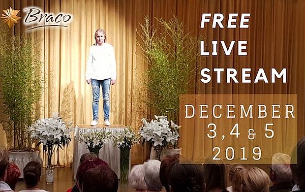 Free Braco Live Streaming on December 3, 4 & 5, 2019 Free Braco Live Streaming on December 3, 4 & 5, 2019