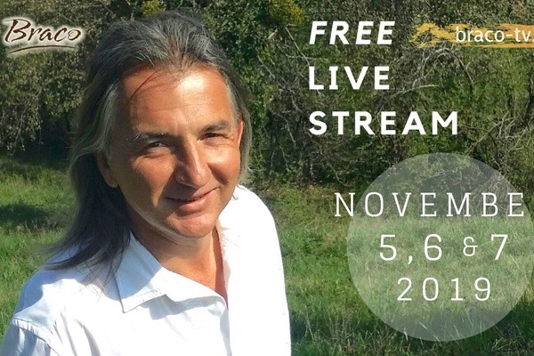 Free Live Streaming of Braco's Gaze on November 5, 6 & 7, 2019 Free Live Streaming of Braco's Gaze on November 5, 6 & 7, 2019