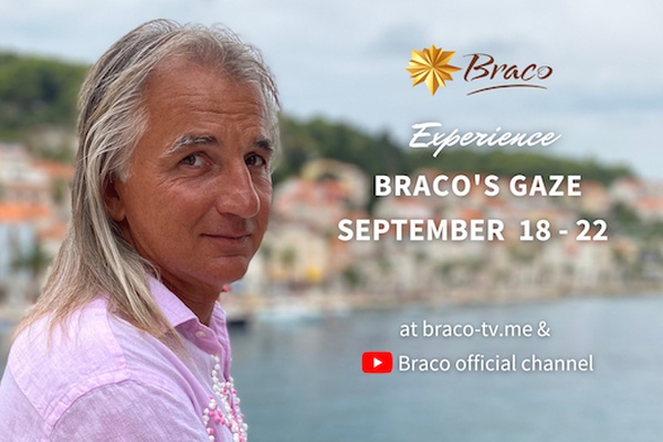 Free Live Streaming of Braco's Gaze on May 7, 8 & 9, 2019 Free Live Streaming of Braco's Gaze on May 7, 8 & 9, 2019