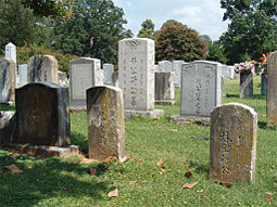 tombstones