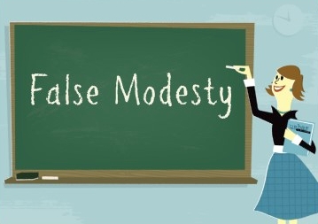false_modesty