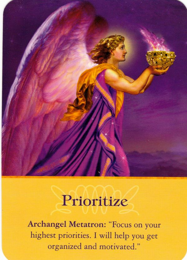 Archangel Metatron Prioritize