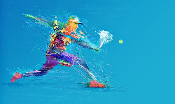 The Science of High Performance in Sport tennis-player-painting