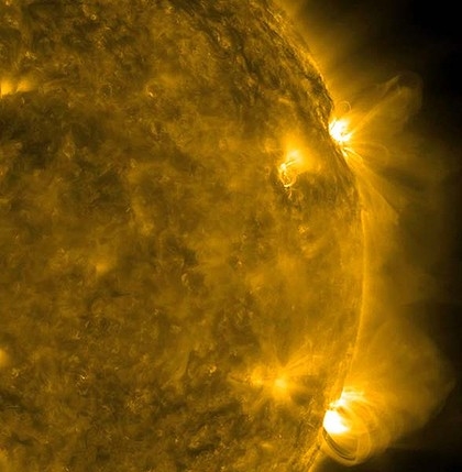 central_sun_solar_flares