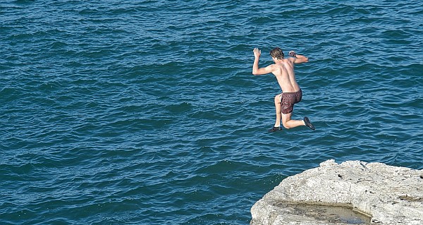 Jump in, the Water is Delightful jumpin