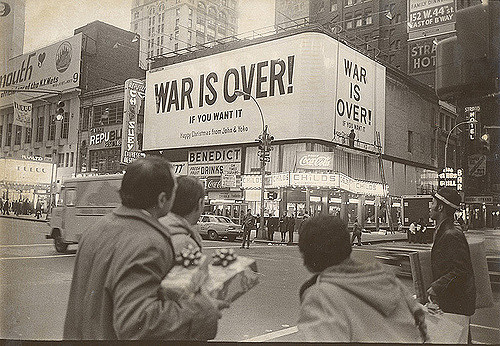 The War is Over war is over