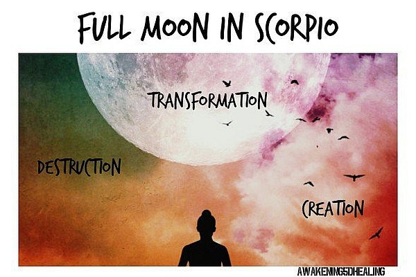 Scorpio Full Moon Transformation Destruction and Creation scorpfull
