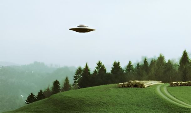 Billy Meier UFO photo, Switzerland 1975