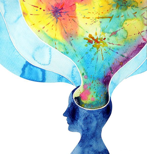 The Healing Power of Serotonin silhouette