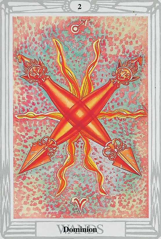 The Right Use Of Will - Reading For 2018 2 of wands thoth 1