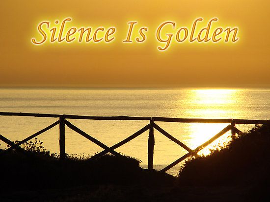 silence-is-golden