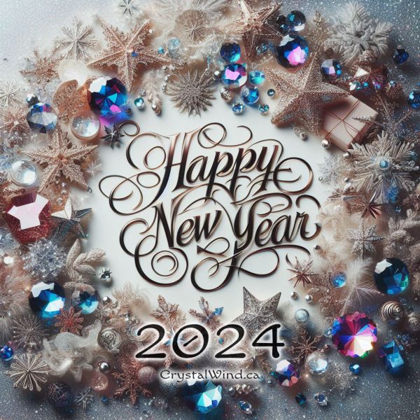 Wishing a Sparkling New Year to Our CrystalWind.ca Community and Donors!