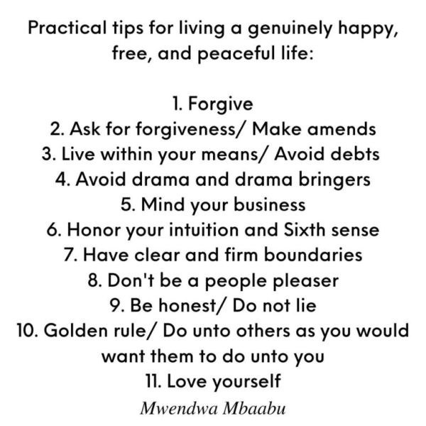 11 Keys to a Happy, Free, and Peaceful Life