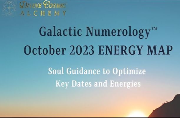 October 2023 Galactic Numerology™ Energy Map