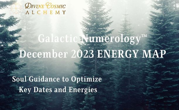 December 2023 Galactic Numerology Energy Map