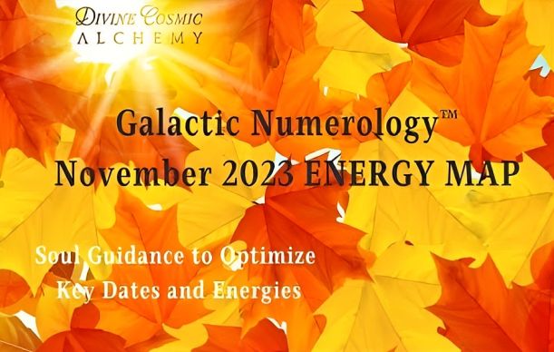 November 2023 Galactic Numerology™ Energy Map