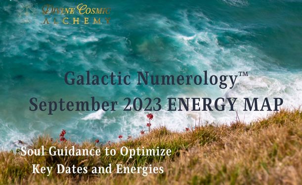 September 2023 Galactic Numerology™ Energy Map