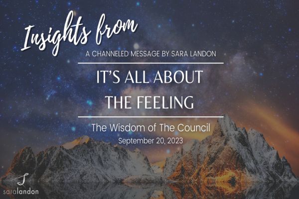 Insights from It’s All About the Feeling - Wisdom of the Council Insights from It’s All About the Feeling - Wisdom of the Council
