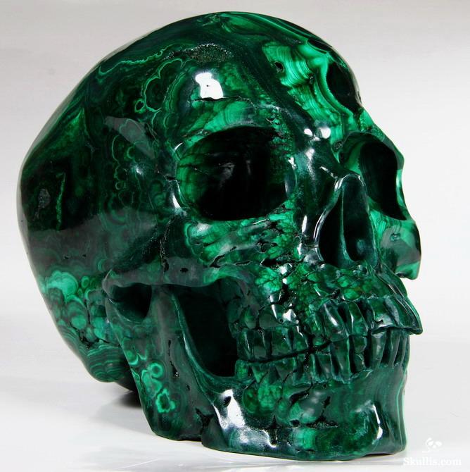 Malachite-Crystal-Skull