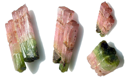 Watermelon Tourmaline Specimens