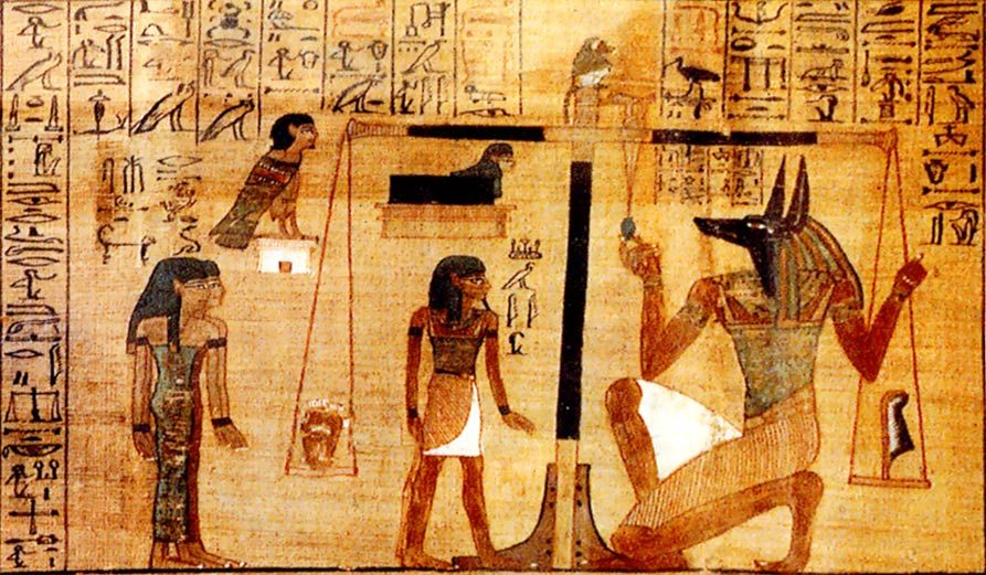 Papyrus of Ani; Egyptian Book of the Dead egypt dauingevekten