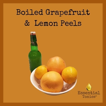 Boiled Grapefruit and Lemon Peel infusion
