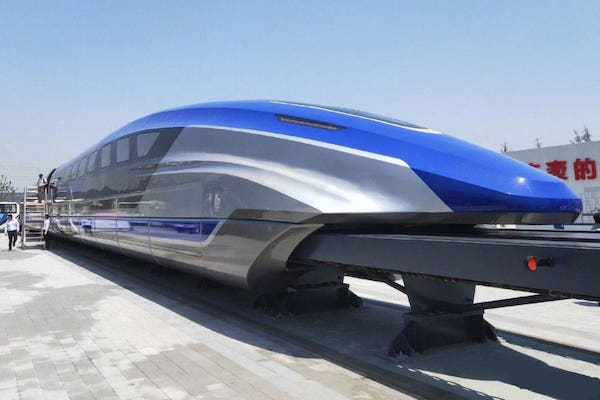 A ‘Levitating’ Train That Travels At A Faster Speed Than An Airplane!