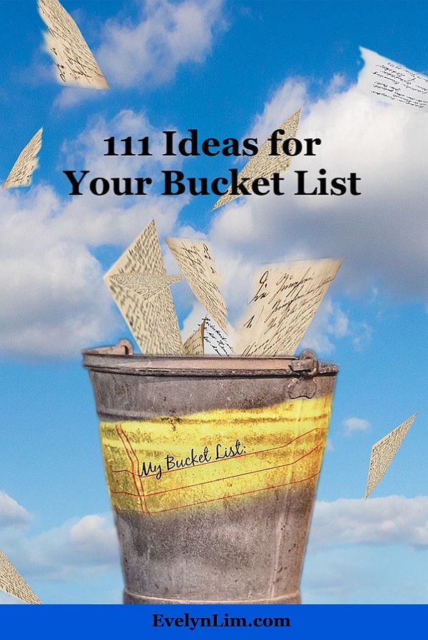 111 Ideas For Your Bucket List