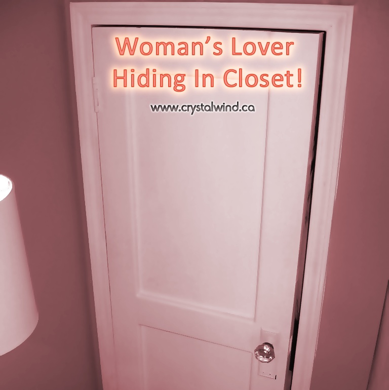 hiding in closet