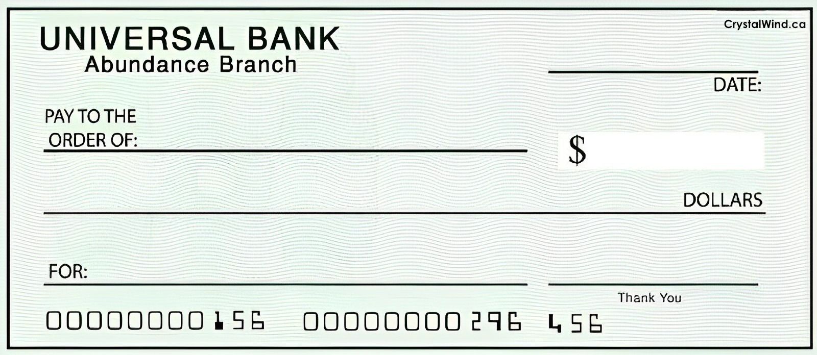 New Moon Abundance Cheques