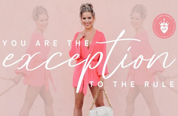 Living Your Life as the Exception to the Rule Living Your Life as the Exception to the Rule