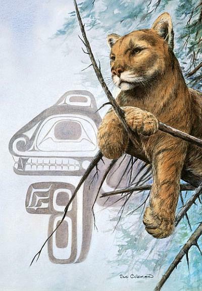 Cougar Totem by Sue Coleman