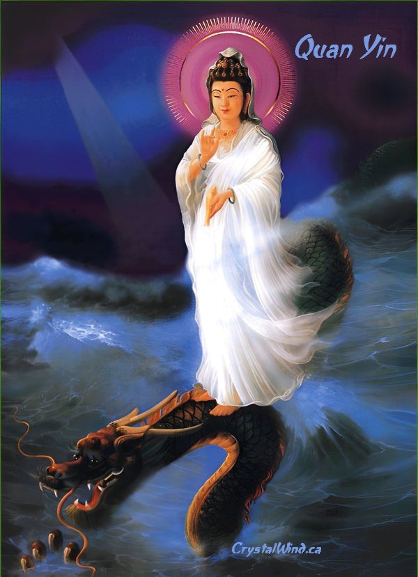 Quan Yin: May My Ray Of Mercy And Compassion Touch Your Hearts
