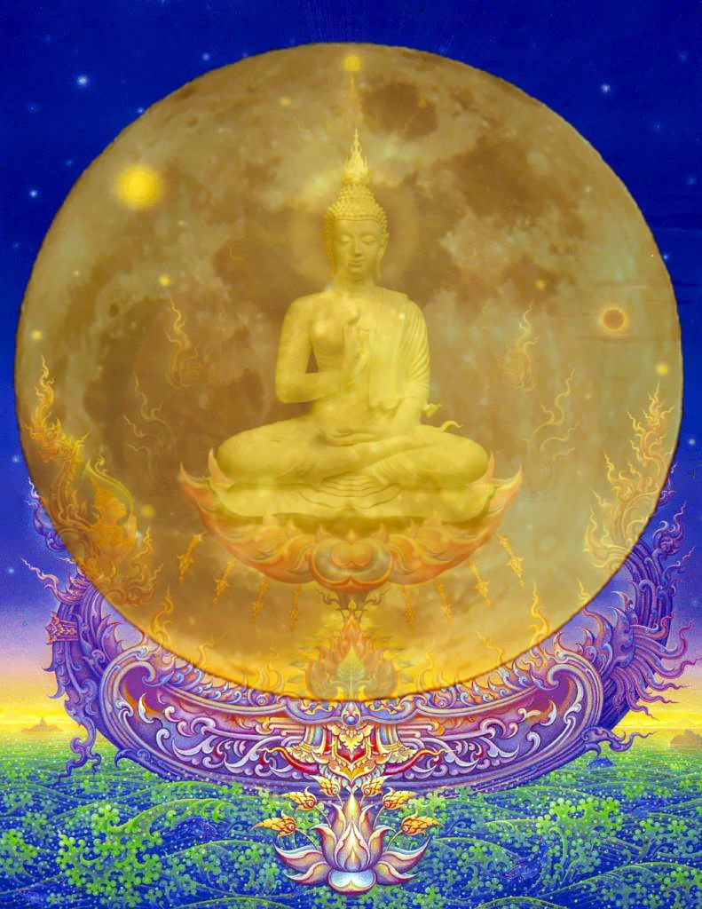 buddha moon