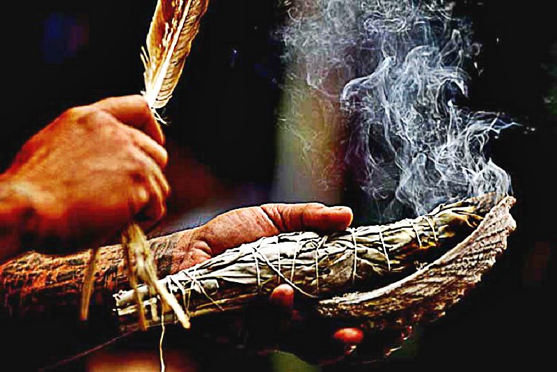 study shows how smudging does a lot more than “clear evil spirits”