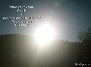 Know Your Value