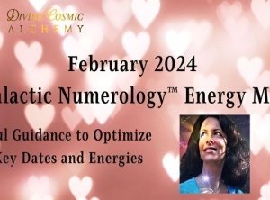 February 2024 Galactic Numerology Energy Map