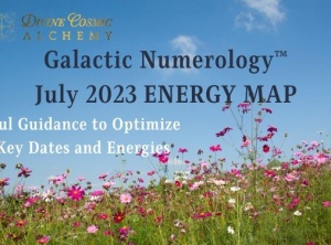 July 2023 Galactic Numerology™ Energy Map