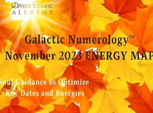 November 2023 Galactic Numerology™ Energy Map