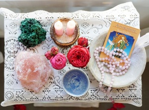 Setting Up An Altar To Hold Your Intention