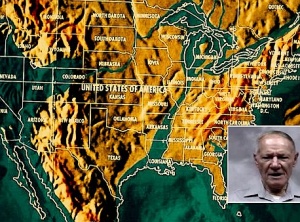 Time Traveler Reveals Map of US After Coming Disasters (2020-2025)